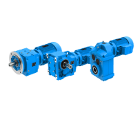 Helical in line gearmotors
